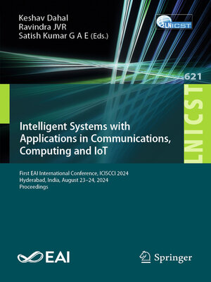 cover image of Intelligent Systems with Applications in Communications, Computing and IoT